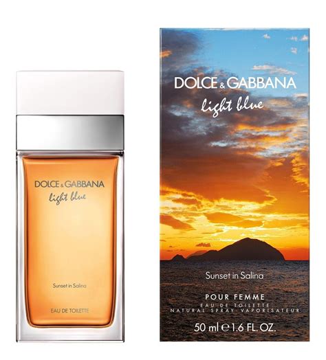 dolce gabbana light blue sunset in salina 100ml|salina light blue sunset.